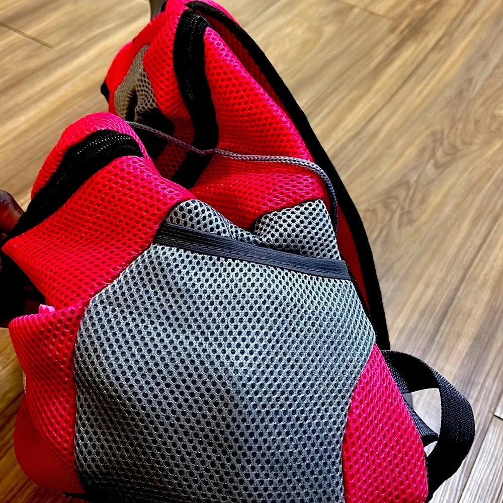 Sport Pet Backpack ,Front Chest Pet Carrier Pink & Gray
